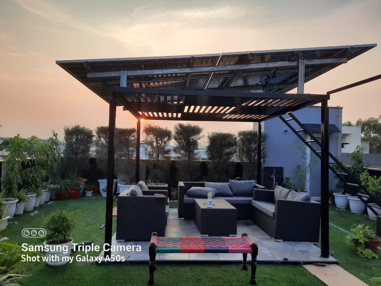 3 kw a k bajaj gazebo solar