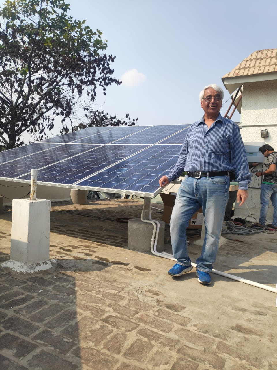 10kw at ravi chabbra h 44 western avenue sainik farms